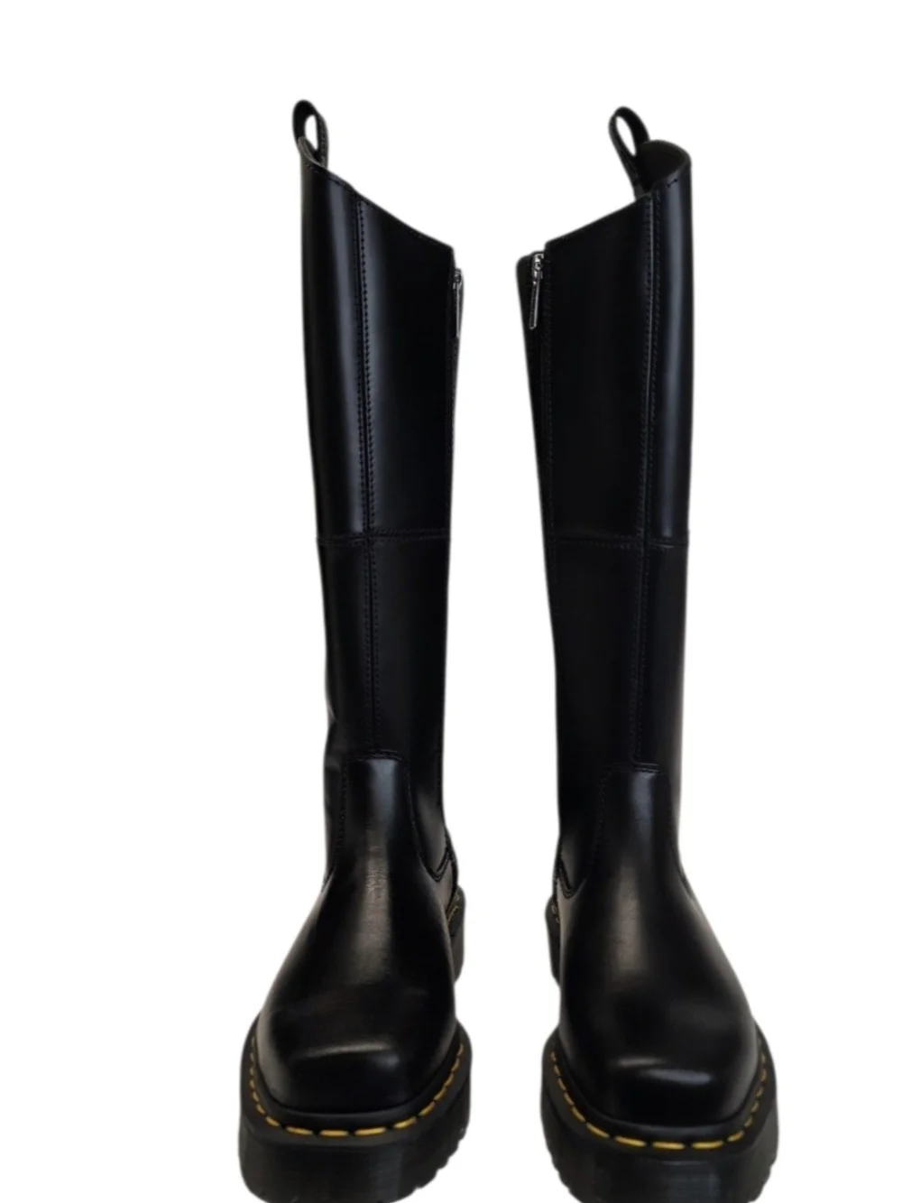 New Dr. Martens Women's Amaayah Hi Leather Bex Riding Boots Knee High Size 6